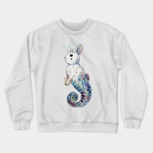 Seahorse Mermaid Bunny Crewneck Sweatshirt